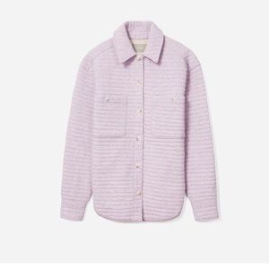 Everlane women’s lilac button up jacket XL m142-21